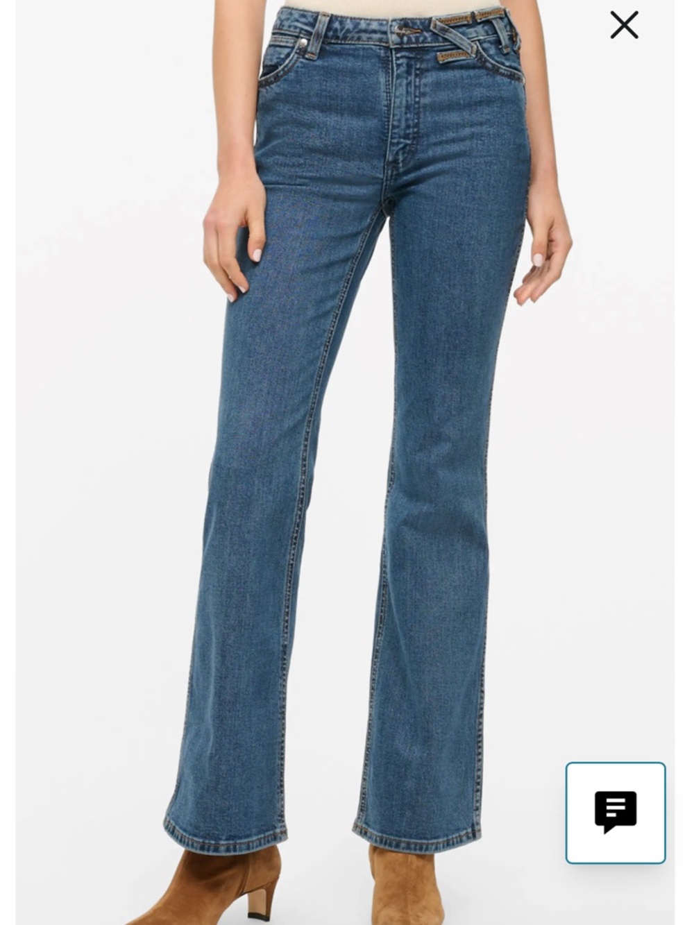 Staud + Wrangler bootcut jeans BNWOT women’s 27/32